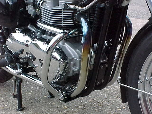 Renntec Engine Bars For Triumph - Chrome