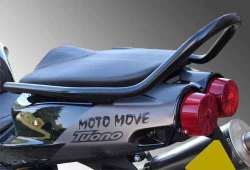 Renntec Passenger Grab Rail For Aprilia - Black