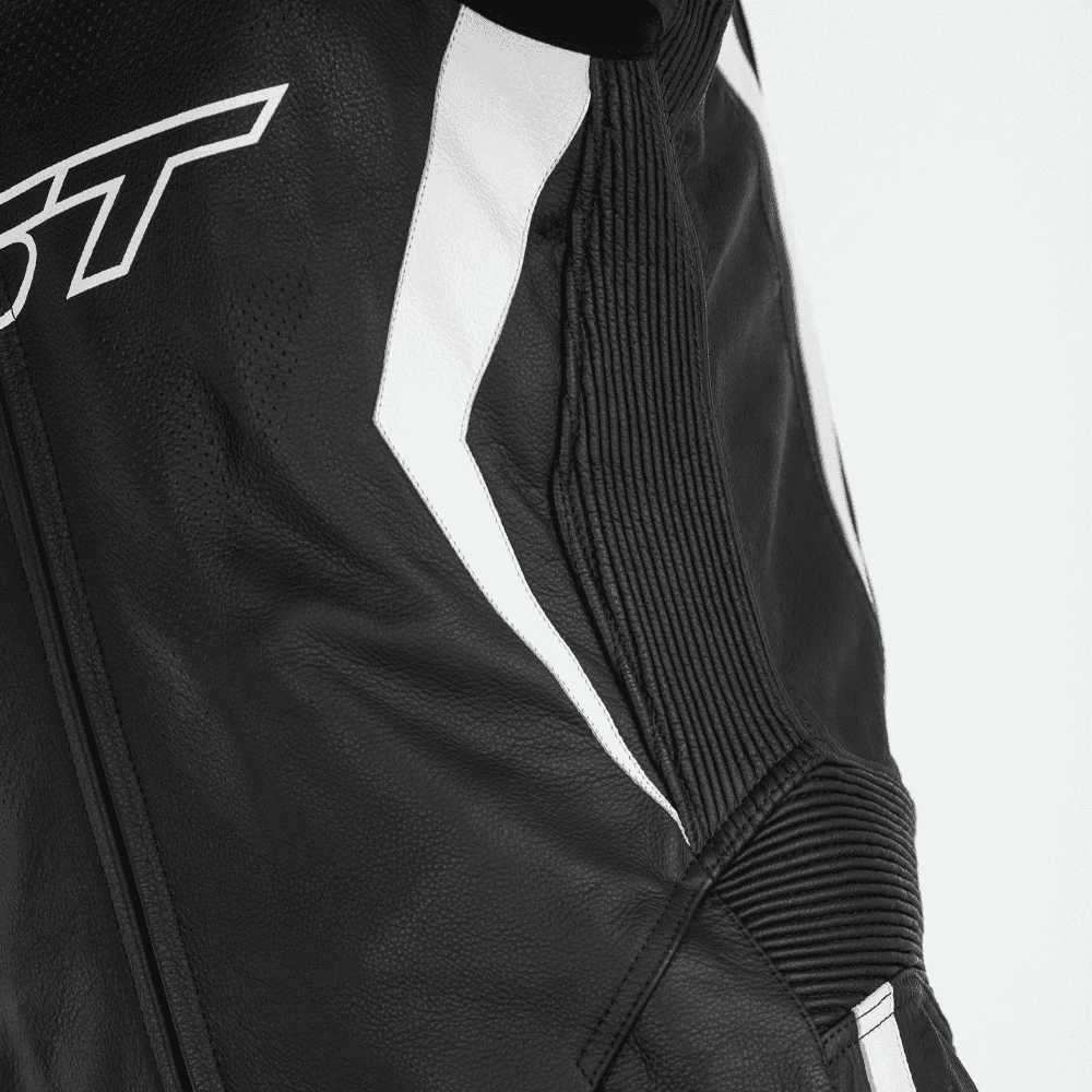RST Podium Airbag CE Leather One Piece Suit - White/Black - Image 8