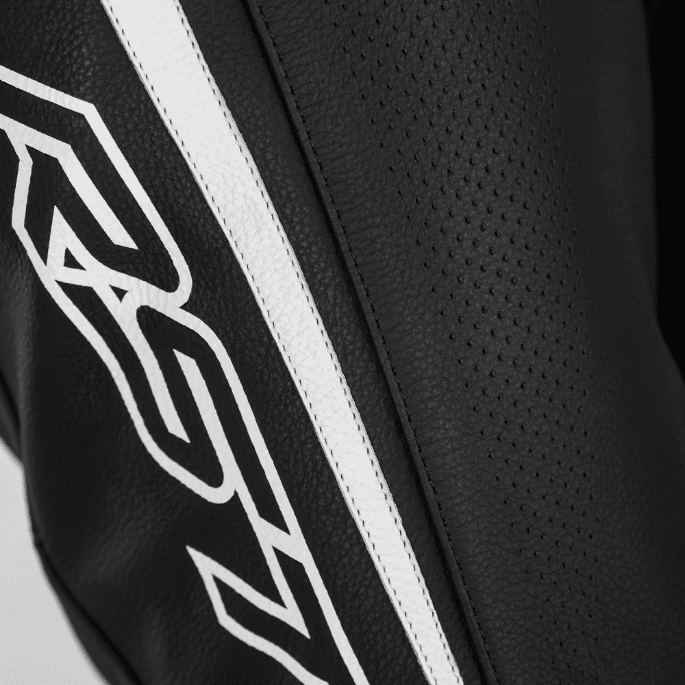 RST Podium Airbag CE Leather One Piece Suit - White/Black - Image 9