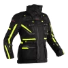 RST Pro Series Paragon 6 CE Ladies Airbag Textile Jacket - Black / Flo Yellow