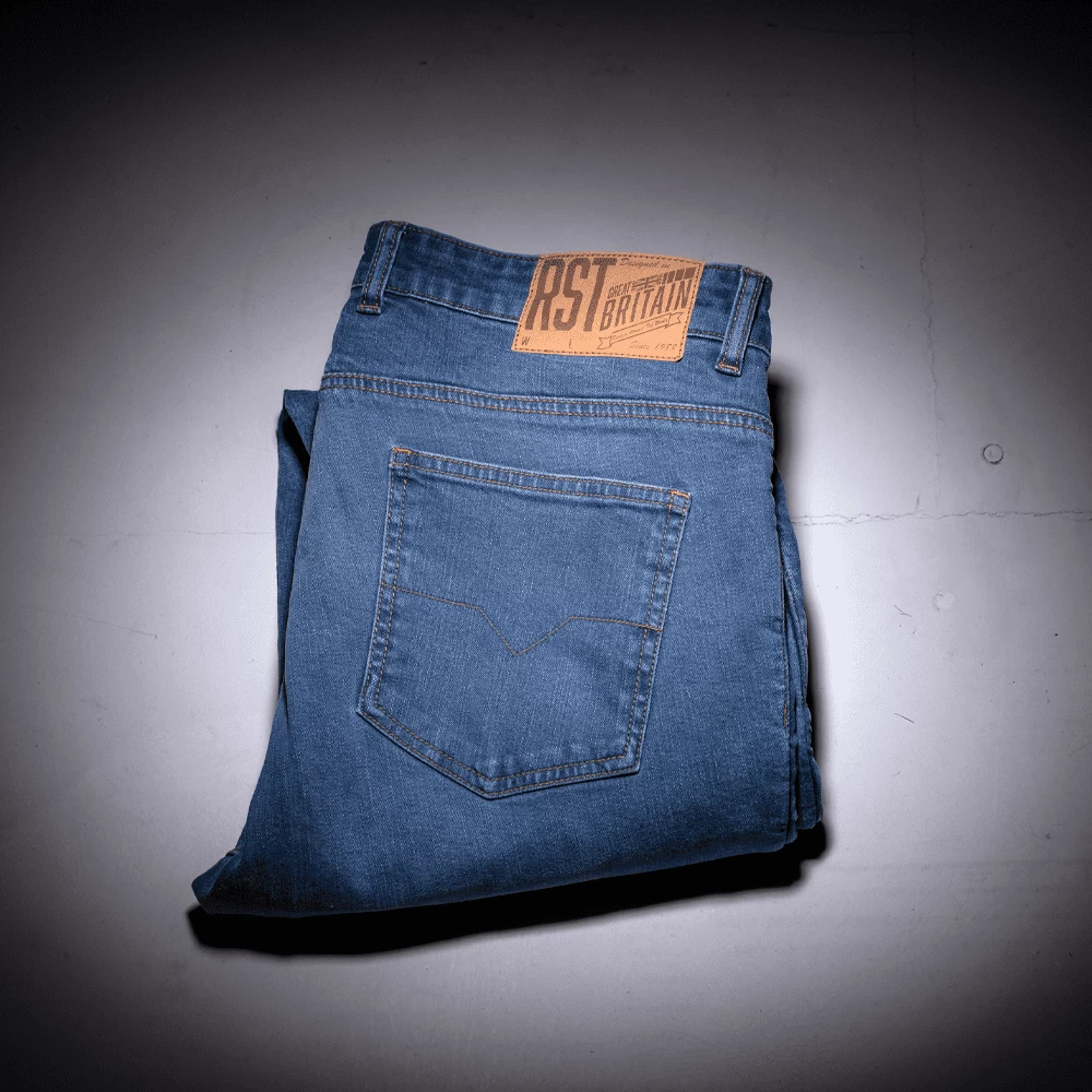 RST Tapered Fit Reinforced Kevlar Jeans - Blue - Image 4