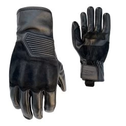 RST Crosby CE Leather Motorcycle Glove - Black