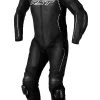 RST S1 CE Leather Suit - Black / Black / White