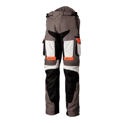 RST Pro Series Adventure X-Treme Race Department CE Textile Trouser - Grey / Ice / Orange