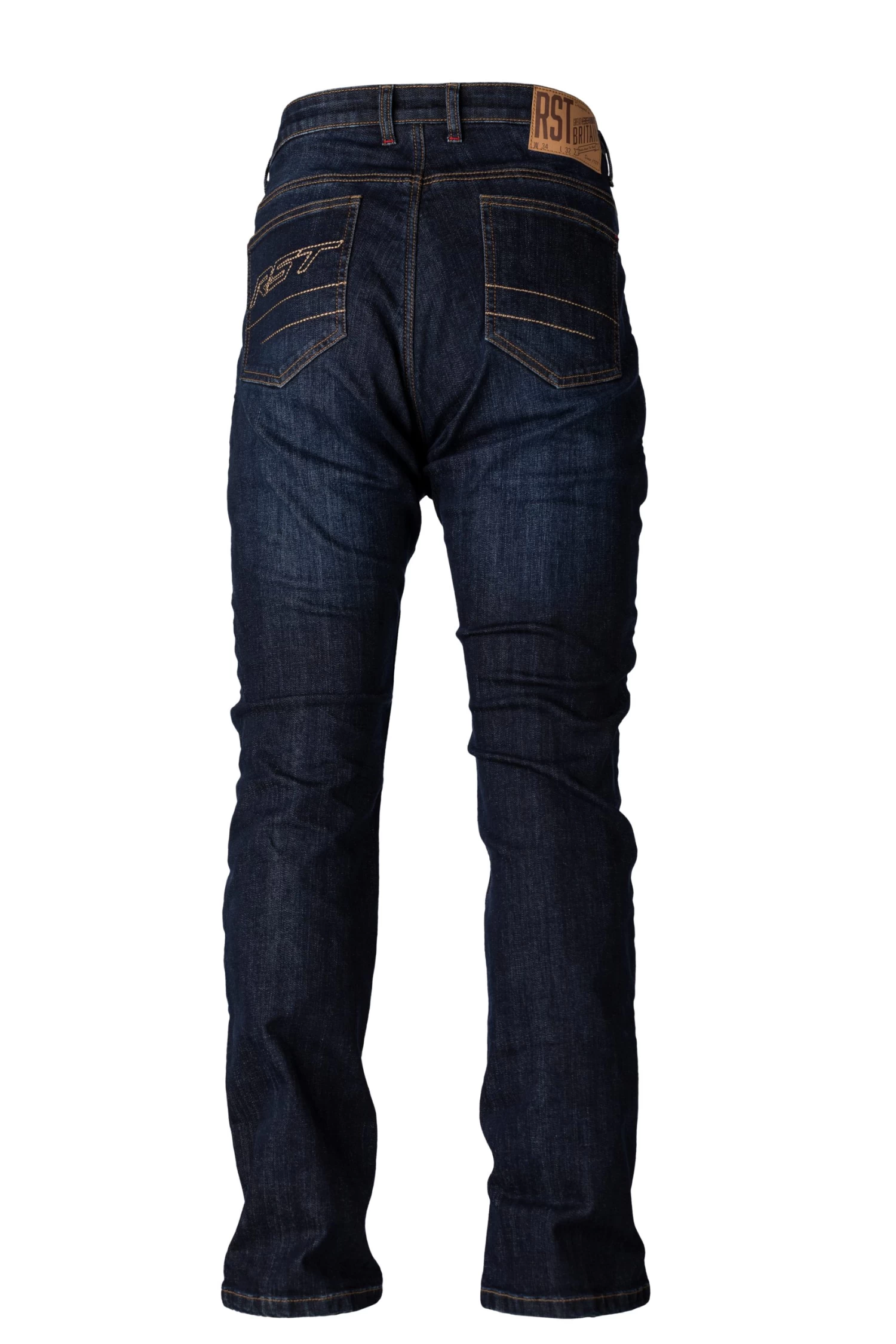 RST X Kevlar Straight Leg 2 Reinforced Kevlar Ladies Jean - Dark Wash Blue - Image 2
