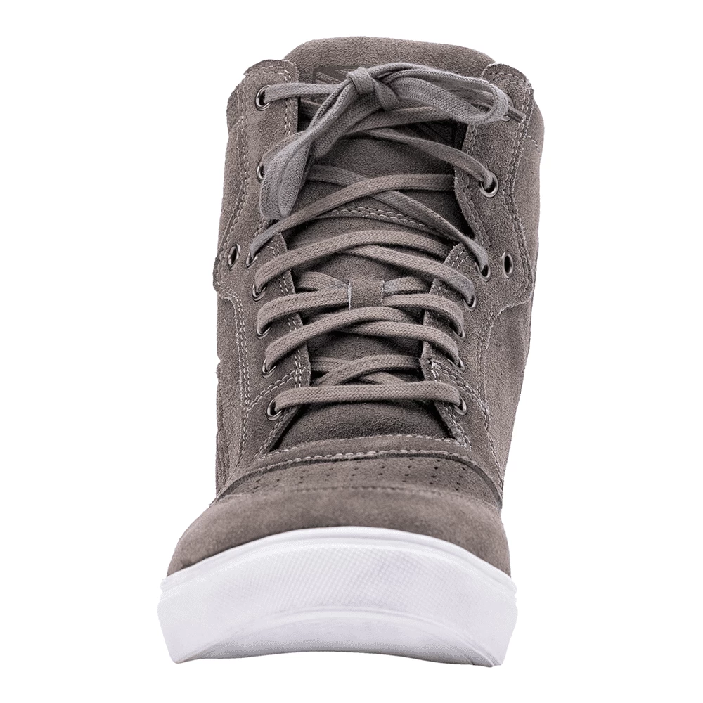 RST High Top CE Ladies Moto Sneaker - Grey - Image 4