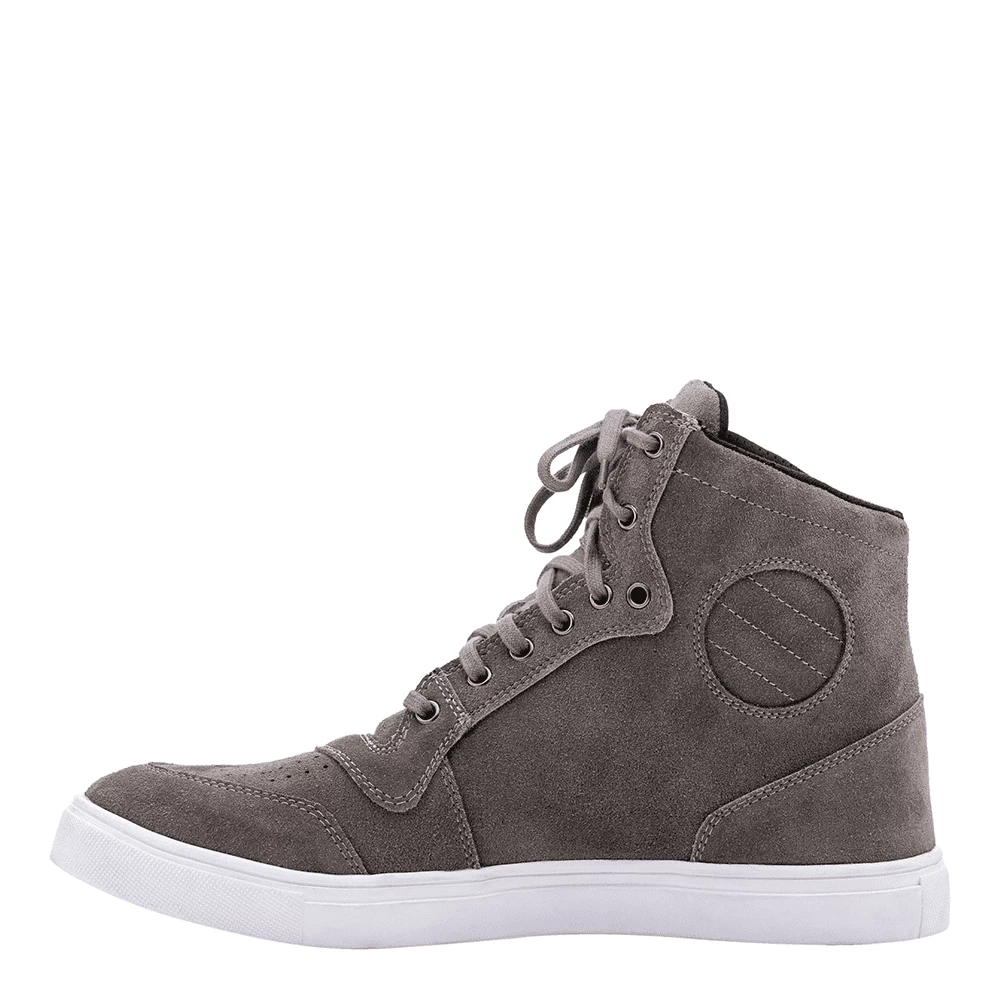 RST High Top CE Ladies Moto Sneaker - Grey - Image 3