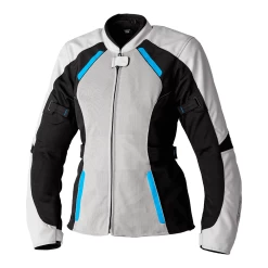 RST Ava Mesh CE Ladies Vented Textile Jacket - Silver / Black / Blue