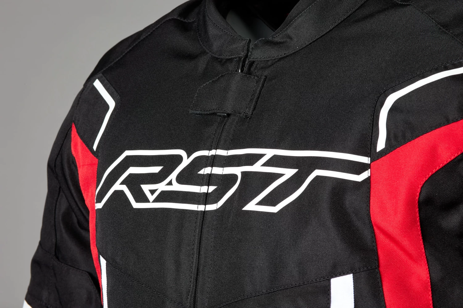 RST Pilot Evo CE Textile Jacket - Black / Red / White - Image 3