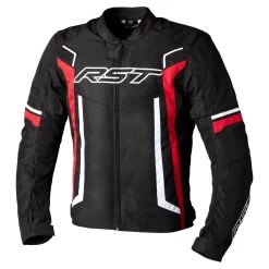 RST Pilot Evo CE Textile Jacket - Black / Red / White