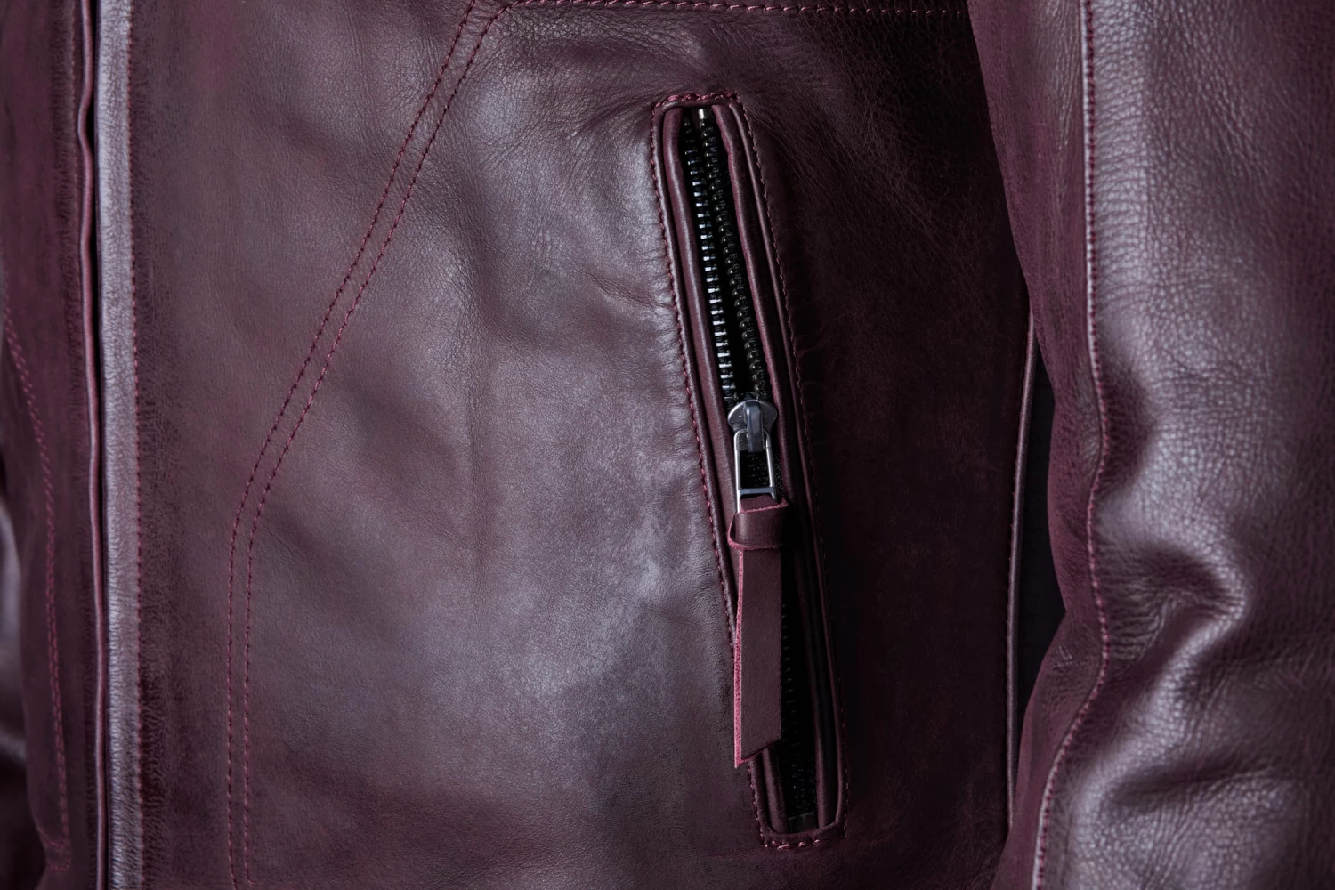 RST Isle Of Man TT Brandish 2 CE Leather Jacket - Oxblood Red - Image 4
