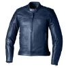 RST Isle Of Man TT Brandish 2 CE Leather Jacket - Petrol Blue