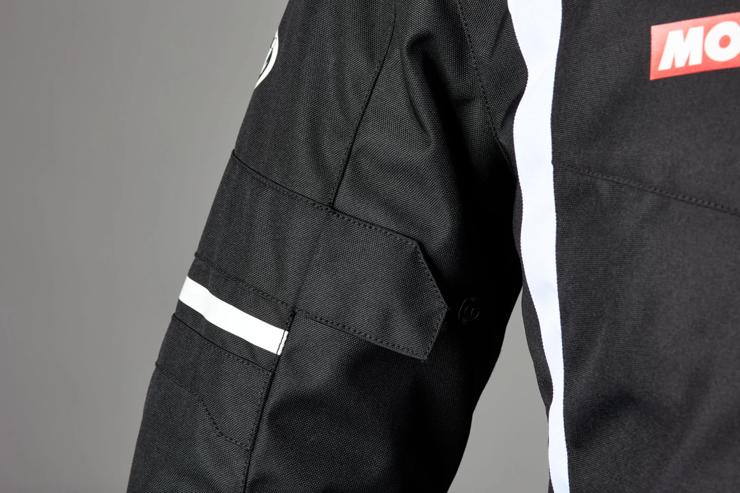 RST Isle Of Man TT Team Evo CE Textile Jacket - Black / White - Image 3