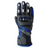 RST Fulcrum CE Leather Motorcycle Gloves - Grey / Blue / Black