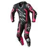 RST Pro Series Evo Airbag CE Leather One Piece Suit - Neon Pink/White Lightning