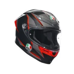 AGV K6-S Slashcut - Black/Grey/Red