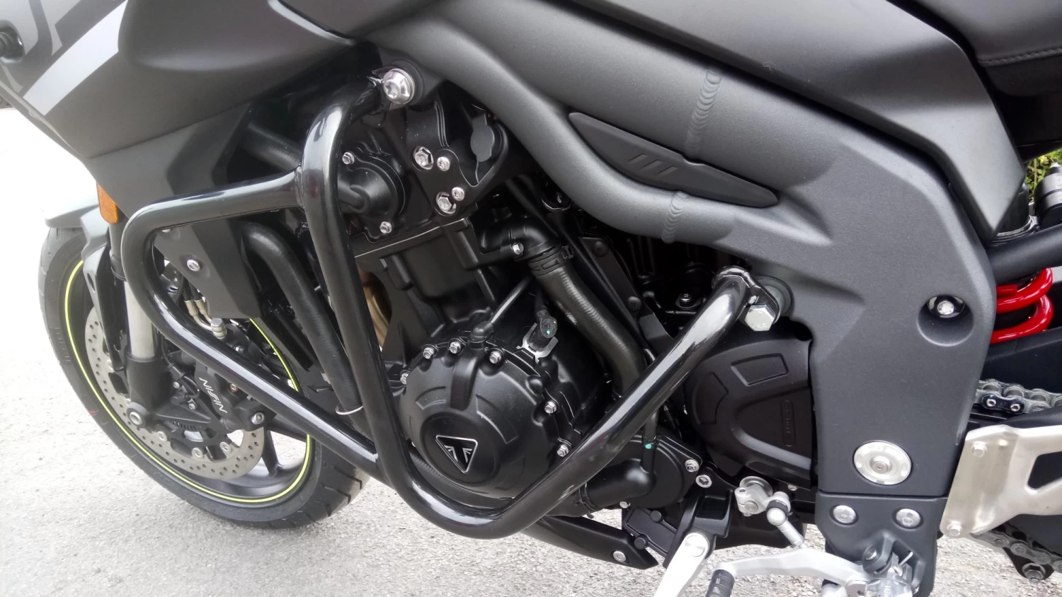 Renntec Engine Bars For Triumph - Black