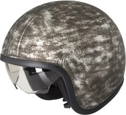Duchinni D388 Open Face Helmet - Vintage Iron