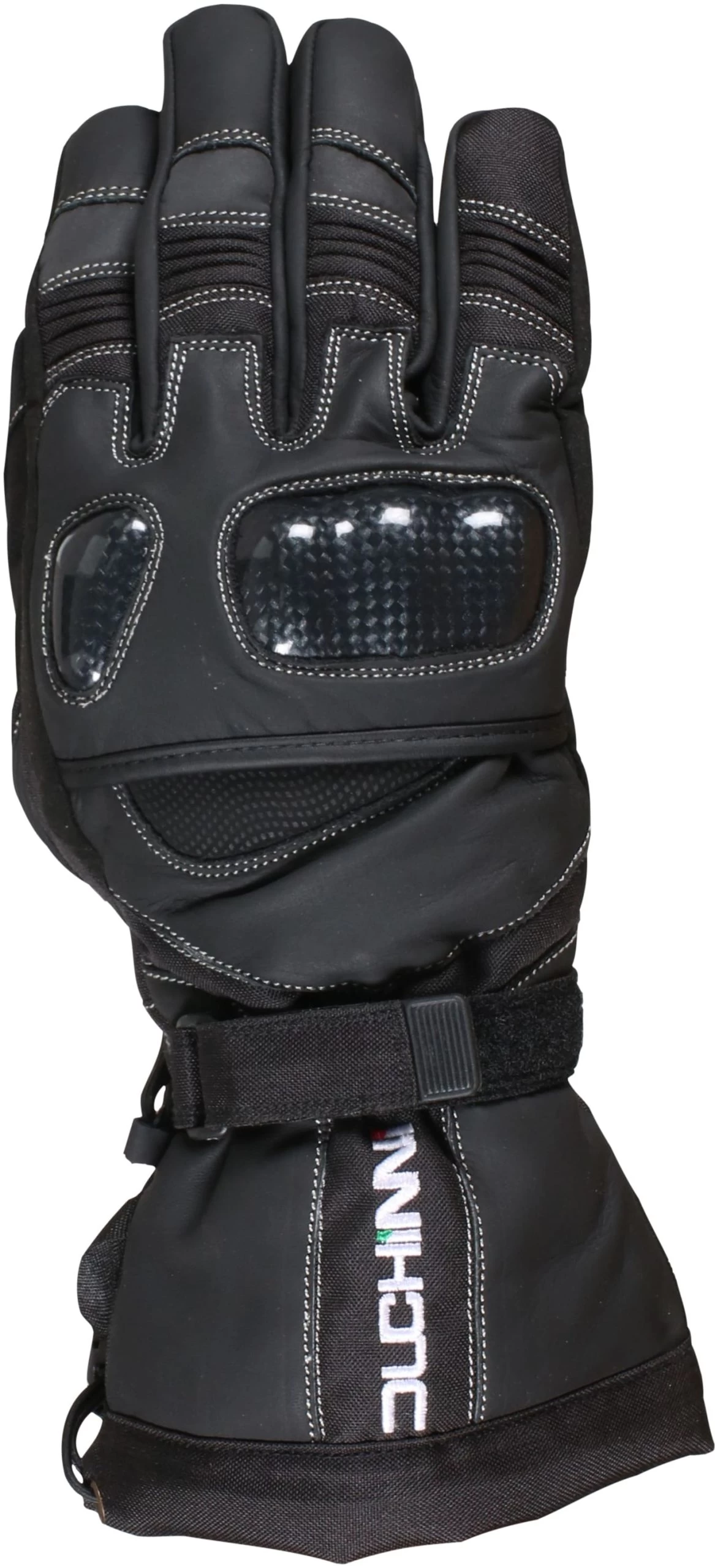 Duchinni Yukon CE Waterproof Motorcycle Gloves - Black