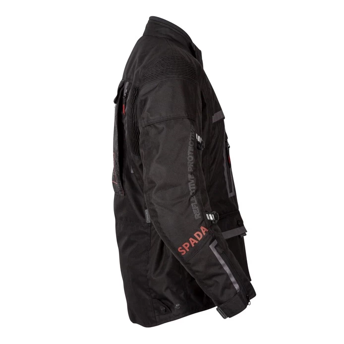 Spada Tucson CE Waterproof Textile Motorcycle Jacket - Black - Image 5