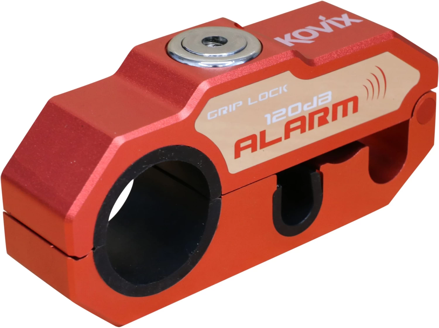 Kovix KOL Series Alarmed Brake Lever Lock - Red - Image 4
