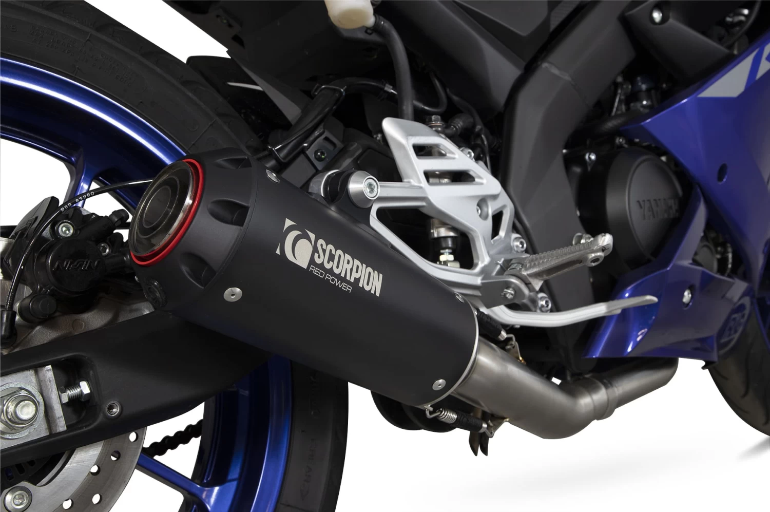 Scorpion Red Power Full Exhaust System - Yamaha YZF-R125 (2021 - Current) - Image 5