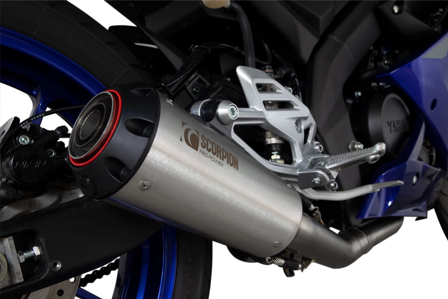 Scorpion Red Power Full Exhaust System - Yamaha YZF-R125 (2021 - Current) - Image 2