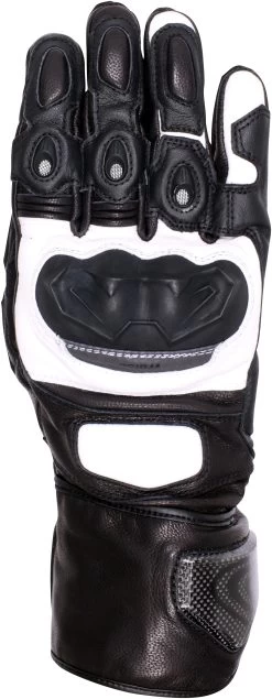 Weise Rennen Leather Glove - Black / White