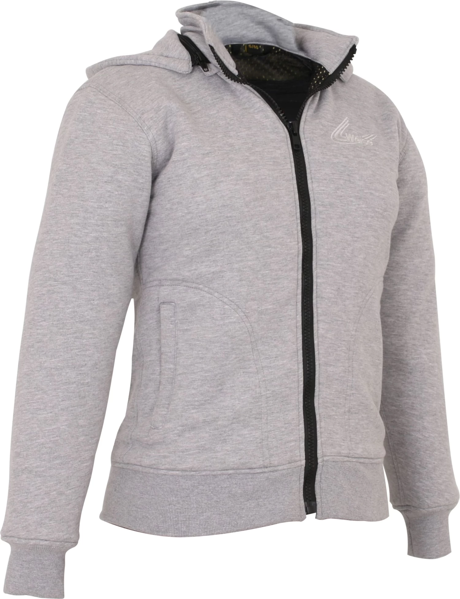 Weise Stealth Ladies Motorcycle Hoodie - Grey - Image 3
