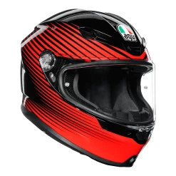 AGV K6 Rush - Black / Red
