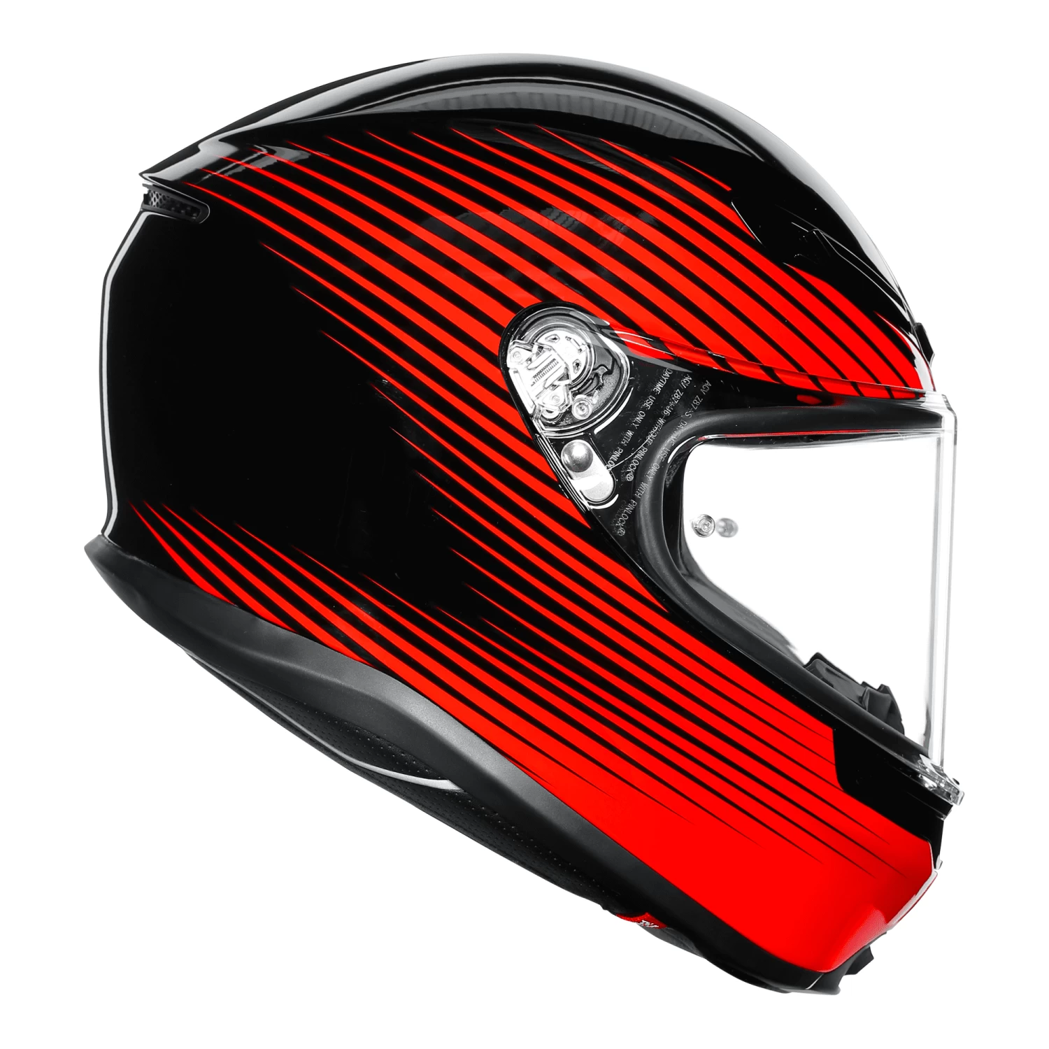 AGV K6 Rush - Black / Red - Image 2