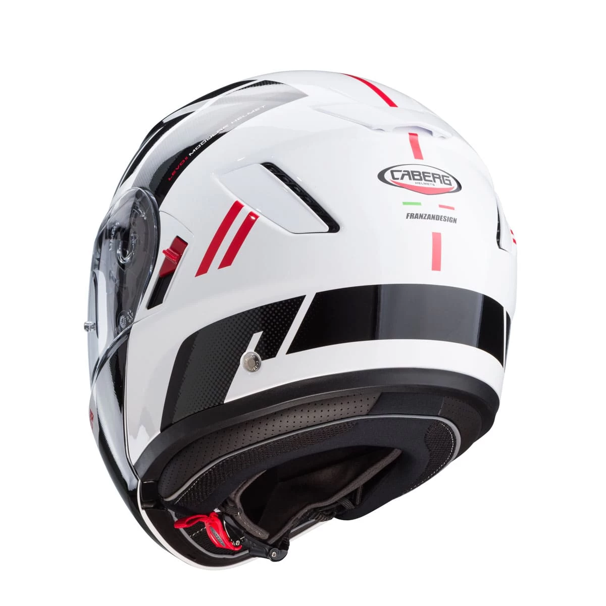 Caberg Levo X Manta - White/Anthracite/Red - Image 4