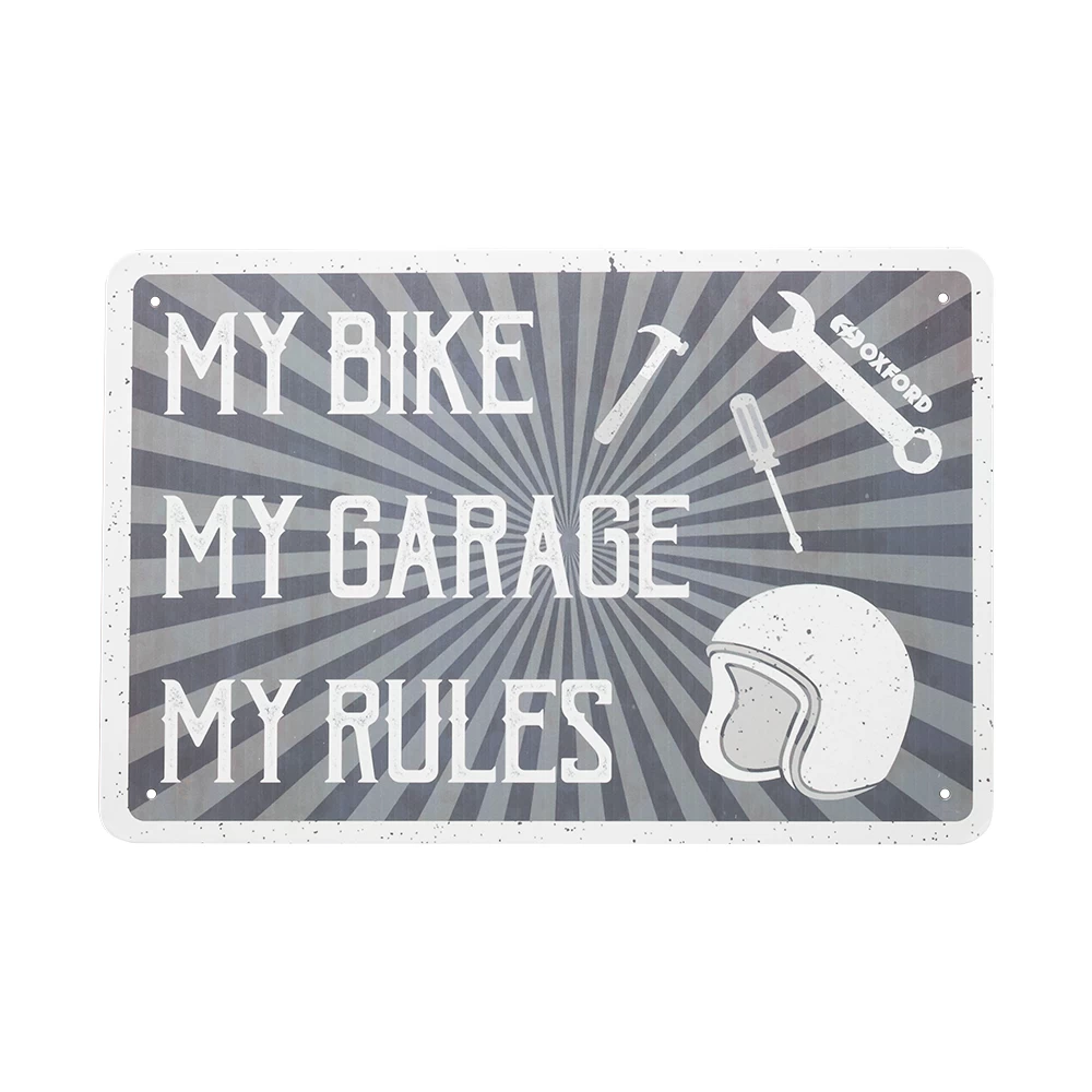 Oxford Garage Sign - My Rules