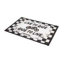 Oxford Door Mat - Live To Ride