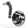 Oxford Premium Aluminium Bar End Mirror - Left