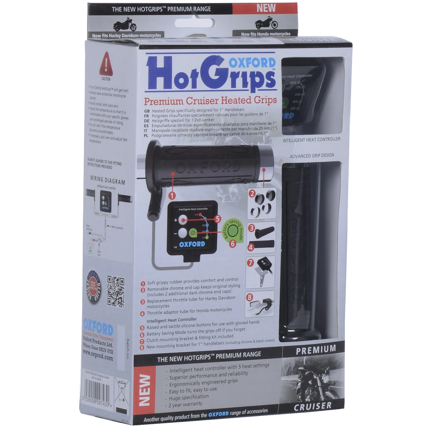 Oxford Premium Cruiser Heated Grips - Image 2