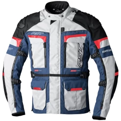 RST Pro Series Adventure-X CE Ladies Textile Jacket - Silver / Blue / Red