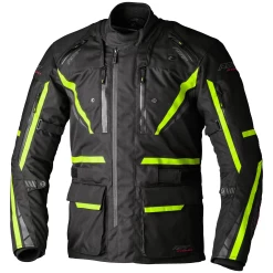 RST Pro Series Paragon 7 CE Ladies Textile Jacket - Black/Flo Yellow