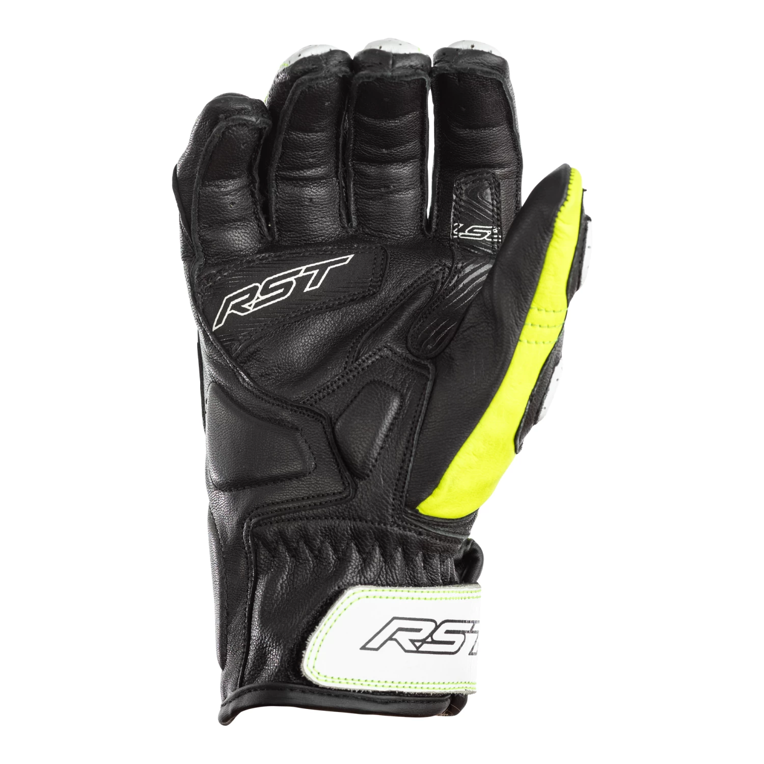 RST Stunt 3 CE Gloves - Flo Yellow - Image 2