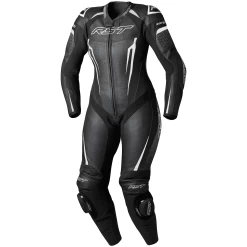 RST Tractech Evo 5 Ladies One Piece Leather Suit - Black/White