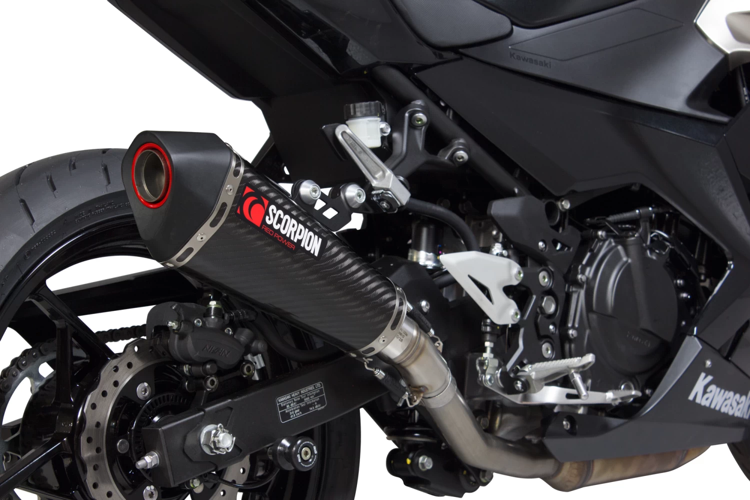 Scorpion Serket Slip-On Exhaust - Kawasaki Ninja 400 (2018 - 2020) - Image 4
