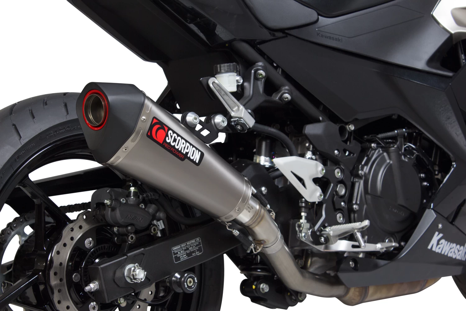 Scorpion Serket Slip-On Exhaust - Kawasaki Ninja 400 (2018 - 2020) - Image 6