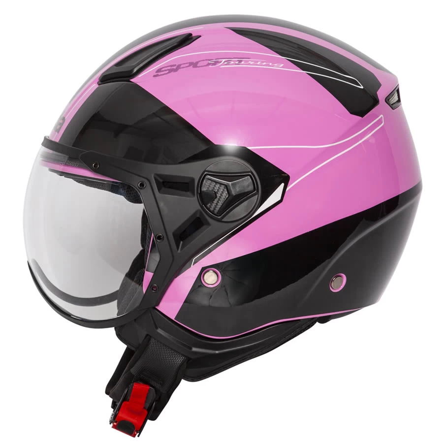 Spada Hellion Open Face Helmet - Twist Pink - Image 4