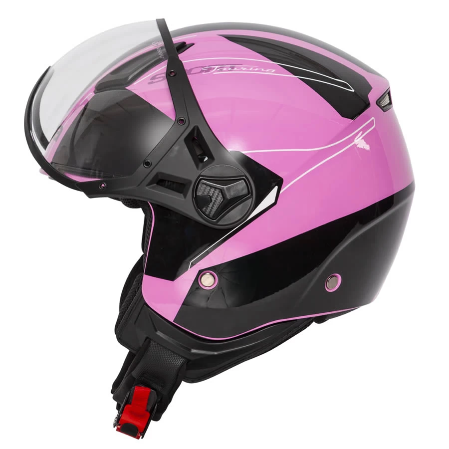 Spada Hellion Open Face Helmet - Twist Pink - Image 7