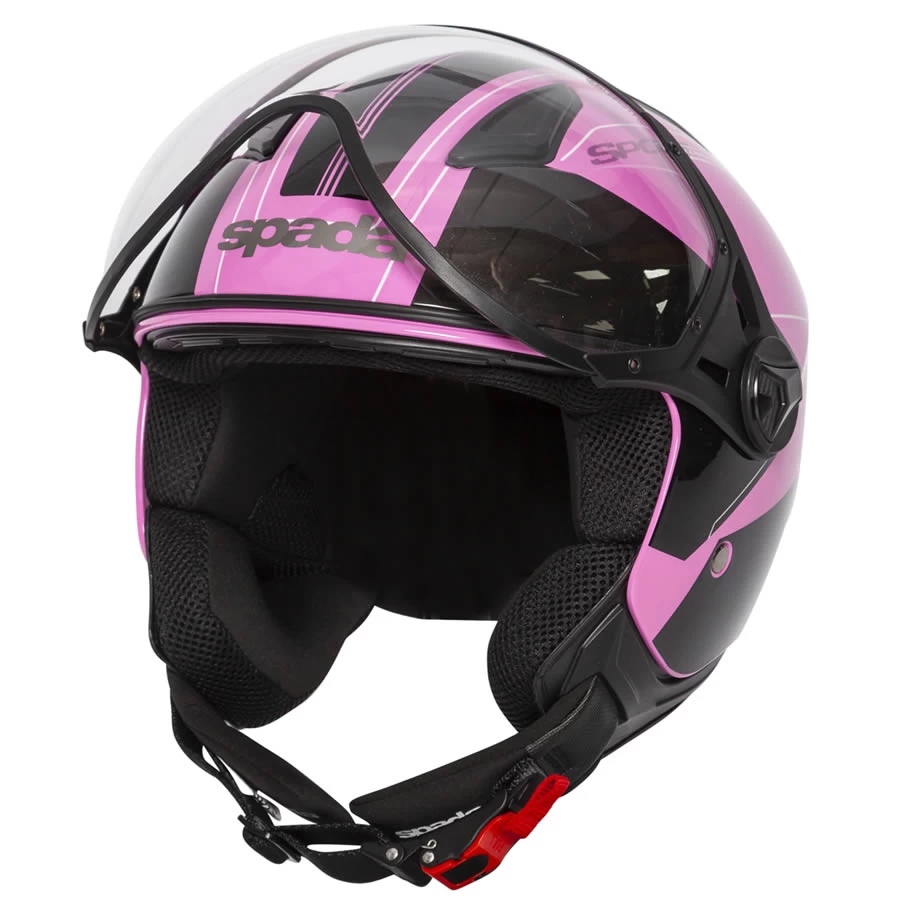 Spada Hellion Open Face Helmet - Twist Pink - Image 6