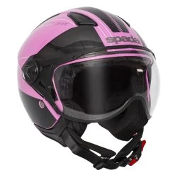Spada Hellion Open Face Helmet - Twist Pink