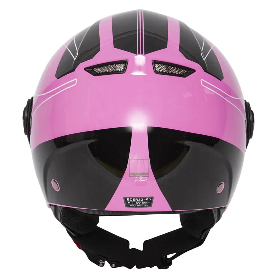 Spada Hellion Open Face Helmet - Twist Pink - Image 3