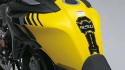 Suzuki V-Strom 650 ABS Tank Pad - Black / Yellow