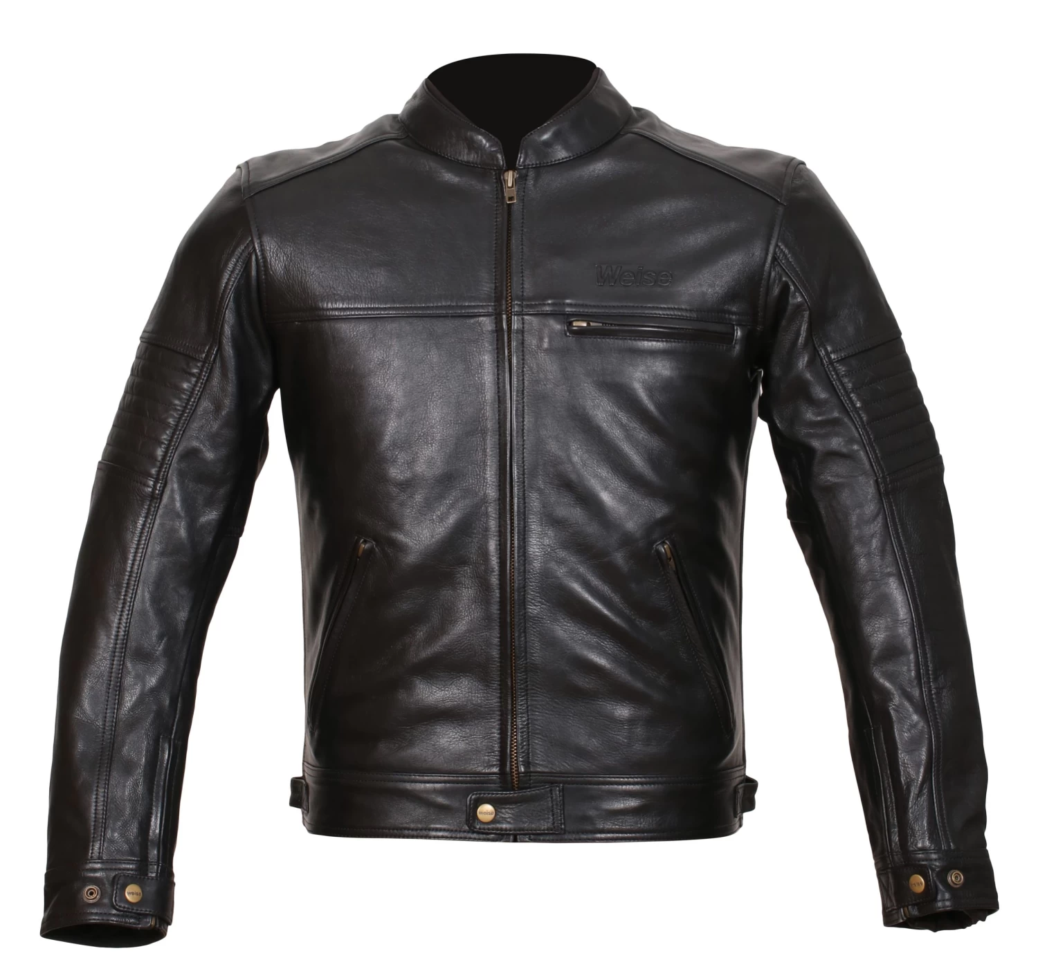 Weise Cabot Leather Jacket - Black